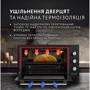 Електрична духовка настільна PERFELLI CLASSIC 48 BLACK: Кількість режимів нагріву (роботи) 3