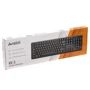 Клавіатура A4Tech KK-3 USB (Black): Кількість клавіш 104