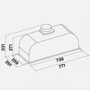 Вытяжка Falmec GRUPPO INCASSO 70 GREEN TECH (CGRW70.E1P2#ZZZI491F): Тип воздухоочистителя Рециркуляция, Отвод