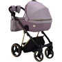 Коляска 2 в 1 Adamex Mimi Polar (Gold) Y811 сиреневый - сиреневый кожа (выдавленная точка) (623381): Возможность установки люльки есть
