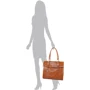 Жіноча сумка тоут Laskara коричнева (LK10201-cognac) фото 10