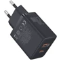 Зарядное устройство Baseus Wall Charger USB-C+USB Cube Fast Charger 20W Cluster Black (P10111403113-00): Особенности Для Apple Watch, Быстрая зарядка, USB-C, Power Delivery (PD)