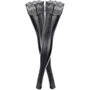 Чулки Noir Handmade F135 Powerwetlook stockings Вlack, 3XL