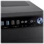 Корпус Modecom Oberon PRO BLACK (AT-OBERON-PR-10-000000-00): Материал передней панели пластик