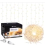 Гирлянда Springos бахрома уличная 8 м 200 LED теплый белый (CL0201)