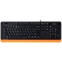 Клавиатура A4Tech Fstyler FK10 Black/Orange