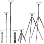 K&F Concept K234A6+BH-28L (KF09.087V5): Высота в сложенном состоянии 50 см