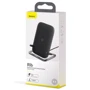 Зарядное устройство Baseus Wireless Charger Stand Rib 15W Black (WXPG-01) фото 9