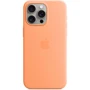Чехол для iPhone Apple iPhone 15 Pro Max Silicone Case with MagSafe - Orange Sorbet (MT1W3ZM/A)
