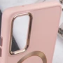 Чехол для телефонов TPU Case Bonbon Metal Style with MagSafe Light Pink for Samsung A256 Galaxy A25 5G: Цвет розовый
