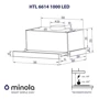 Вытяжка Minola HTL 6614 I 1000 LED фото 7