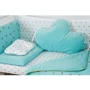 Постельный комплект 6 эл. Twins Dolce Insta 4075-D-509, Сердечки, мятный: Тип постельный комплект