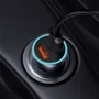 Зарядное устройство Baseus Car Charger 2хUSB Golden Contactor Pro 40W Dark Gray (CCJD-A0G) with USB-C Cable фото 8