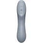 Вакуумний стимулятор із вібрацією Satisfyer Curvy Trinity 3 BlueGrey