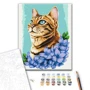 Картина по номерам Brushme Лазурный котик © Anna Kuly 40х50 см (BS53584): Производитель Brushme