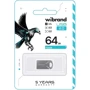 USB-флешка Wibrand 64Gb Hawk USB 2.0 Silver (WI2.0/HA64M1S): Стандарт USB USB 2.0