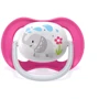 Пустышка ортодонтическая Philips AVENT Ultra Air Animal для девочек 6-18 мес 2 шт (SCF080/08): Материал силикон