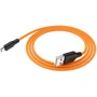 Кабель Hoco USB Cable to MicroUSB X21 2.4A 1m Black/Orange: Тип USB Cable - microUSB