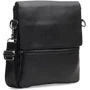 Мужская сумка планшет Borsa Leather черная (K12056-black)