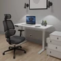 Комплект Mealux PowerDesk Lite White + Leo Air Plus Grey (EVO-201 Lite W/W +Y 546 KBG)