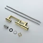 Смеситель для раковины Lefton Single-Hole Rotatable Faucet with Temperature Display-BF2204 Polished Gold: Термостат Нет