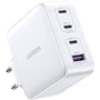 Зарядний пристрій Ugreen Wall Charger USB+3xUSB-C CD226 GaN 100W White (15337): Особливості USB-C, Power Delivery (PD)