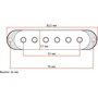 DIMARZIO DM2001 SINGLE PICKUP COVER (AGED WHITE): Производитель DIMARZIO
