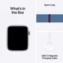 Apple Watch SE 2 2023 44mm GPS Silver Aluminum Case with Winter Blue Sport Loop (MREF3) UA фото 8