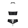 Комплект из эко-кожи Nancy Bikini black 6XL/7XL - Passion