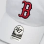 Бейсболка 47 Brand Clean Up Red Sox белая (B-RGW02GWS-WH) фото 3