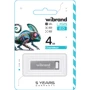 USB-флешка Wibrand 4GB Chameleon USB 2.0 Silver (WI2.0/CH4U6S): Стандарт USB USB 2.0