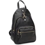 Женский рюкзак Borsa Leather черный (K1162-black)