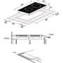 Варочная поверхность электрическая Perfelli HI 311 BL: Керамических конфорок 2