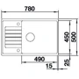Blanco ZIA XL 6 S Compact 523273: Форма Прямоугольная