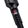 Кабель Baseus Cable USB-C to USB-C Cafule PD 2.0 60W 2m Red/Black (CATKLF-H91) фото 4