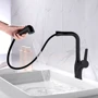 Смеситель для раковины Lefton Single-Hole Rotatable and Pull-Out Faucet-BF2205 Matt Black: Вид монтажа Врезной
