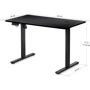 Стіл Mealux PowerDesk Energy Black з електрорегулюванням висоти (арт. EVO-201 Energy B/B)