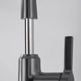 Смеситель для раковины Lefton Single-Hole Waterfall & Pull-Out Liftable Bathroom Faucet-BF2209 Grey: Длина излива, см 21