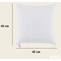 Подушка IDEIA Nordic Classik 45х45 см (4820227285662): Материал чехла микрофибра