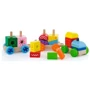 Дерев'яний поїзд Viga Toys Яскраві кубики (50534): Призначення іграшки Координація рухів, Логічне мислення, Колірне сприйняття