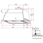 Вытяжка WEILOR WBE 5230 FBL 1000 LED фото 5