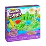 Набор песка для детского творчества - Kinetic Sand Замок Из Песка (зеленый, 454 г, формочки, лоток)