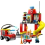 Конструктор LEGO The fire station and fire car Пожарное депо и пожарная машина (60375): Рекомендуемый возраст 4+