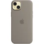Чехол для iPhone Apple iPhone 15 Plus Silicone Case with MagSafe - Clay (MXQU3ZM/A): Материалы Силикон