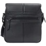 Мужская сумка через плечо Giorgio Ferretti черная (SHIGF3489-black): Фактура Зернистая, Матовая