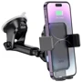 Держатель Hoco Car Holder Wireless Charger 15W HW9 Black: Тип автомобильный