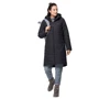 Куртка Jack Wolfskin North York Coat W 1205501-6000 44 черная зимняя с капюшоном: Сезон Зима