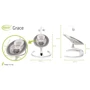 Кресло-качалка 4Baby Grace Graphite (4GR02): Тип кресло-качели