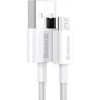 Кабель Baseus USB Cable to microUSB Superior Series Fast Charging 2A 2m White (CAMYS-A02): Тип USB Cable - microUSB
