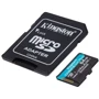 Карта пам'яті Kingston 64GB microSDXC Class 10 UHS-I U3 V30 A2 Canvas Go Plus + adapter (SDCG3/64GB): Тип карти MicroSDXC